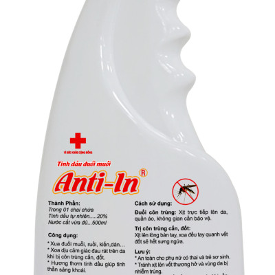 Tinh dầu đuổi muỗi Anti-In 500ml
