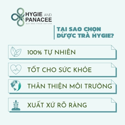 Trà Thảo Dược Hoa Cúc Trắng Hygie Thanh Nhiệt Giải Độc, Hỗ Trợ Chứng Mất Ngủ, Đau Dạ Dày, Đau Bụng Kinh, Giảm Căng Thẳng, Chống Suy Nhược