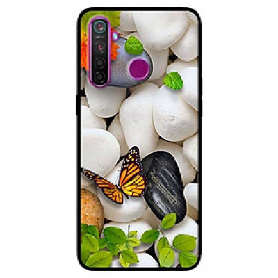 Ốp lưng dành cho Realme 6i mẫu Sỏi Trắng và Bướm