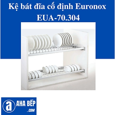 KỆ BÁT ĐĨA CỐ ĐỊNH KHUNG NHÔM EURONOX EUA-70.304.Hàng Chính Hãng