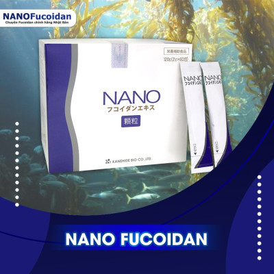 Combo Viên Uống Okinawa Fucoidan 180v Và Nano 30 Gói Hỗ Trợ Ức Chế Tăng Trưởng Tế Bào Ung Thư, Tăng Cường Hệ Miễn Dịch Cho Cơ Thể