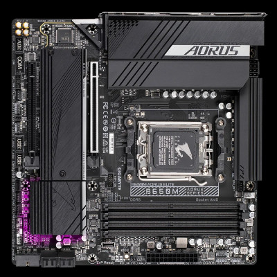 Mainboard Gigabyte B650M AORUS ELITE Socket AM5 - Hàng Chính Hãng 