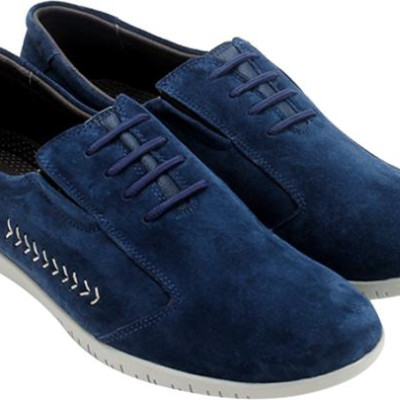 Giày Nam Thể Thao Đế Xu Cột Dây Huy Hoàng HT7750 - Xanh Dương