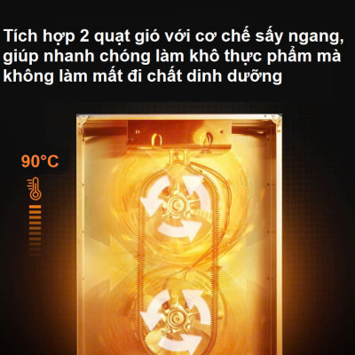 Máy sấy thực phẩm 22 tầng, dung tích 210 lít thương hiệu Mỹ cao cấp Septree DBC-22A - Hàng Nhập Khẩu