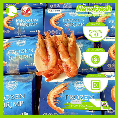 [GIAO NHANH HCM] Tôm Đỏ Atlantic Đại Tây Dương - Hộp 1Kg