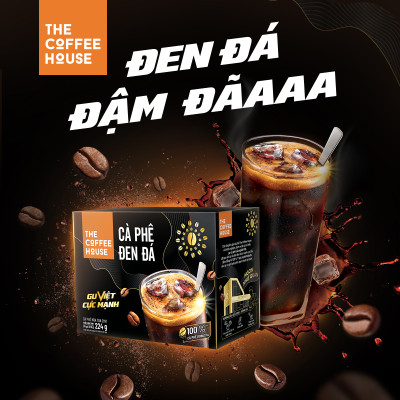 Hộp cà phê đen đá The Coffee House (Hộp 14 gói x 16 g)