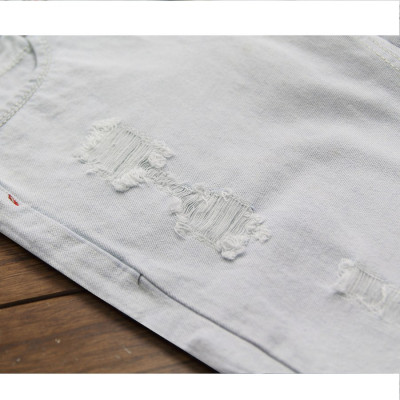 Quần short jean nam xanh bạc Q32