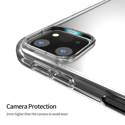 Ốp lưng silicon dẻo trong dành cho iPad Pro 11 inch M4 2024 , chống bụi bẩn có gờ bảo vệ camera - hàng nhập khẩu