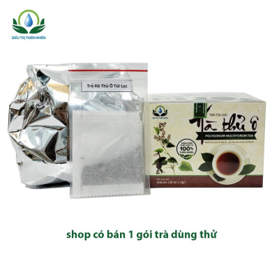Trà Hà Thủ Ô hộp 30 Túi Lọc x 3Gram của Siêu Thị Thiên Nhiên