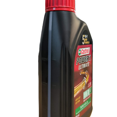 Combo 2 sản phẩm dầu nhớt động cơ cao cấp và dầu hộp số (dầu Lap) cho xe ga (Castrol Power1 Ultimate scooter 0,8L và Castrol scooter gear oil)