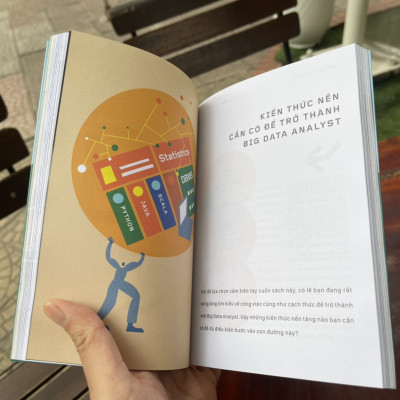 (In màu toàn bộ) BIG DATA ANALYST - Vén Màn Hậu Trường Của Những Bước Chân 4.0 – Hiếu Nguyễn và Nhã Cao – WingsBooks – NXB Kim Đồng (bìa mềm)