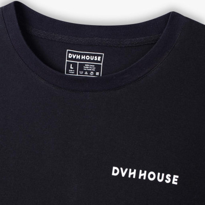 Áo thun cộc tay nam nữ DVH HOUSE - T SHIRT ĐEN TRẮNG by Đoàn Văn Hậu