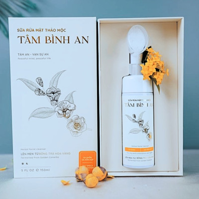 Sữa rửa mặt thảo mộc ( da nhờn, da hỗn hợp) Tâm Bình An -150ml
