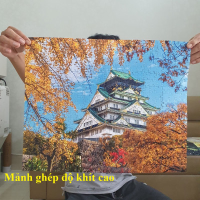 Bộ Tranh Xếp Hình Minh Châu 500 Mảnh – Hoa Hướng Dương (Kích Thước 40x50cm)