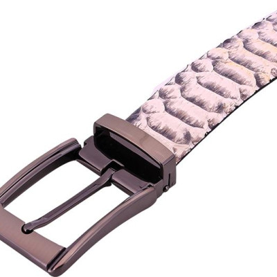 Thắt Lưng Nam Da Trăn VIP Đầu Kim Huy Hoàng HT4326 - Da Nguyên Thủy