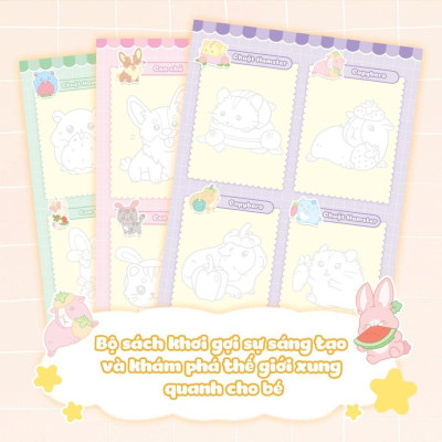 Sách - Tập Vẽ Theo Nét - Vật Nuôi Đáng Yêu - Megabook