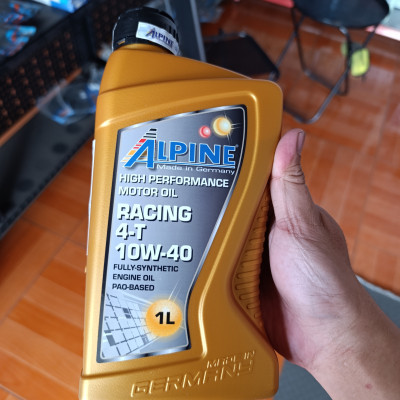 Dầu nhớt Alpine racing 4T 10W40