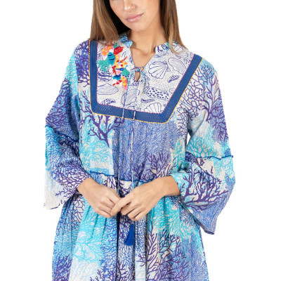 Đầm Kết Cườm Cotton Isla Bonita