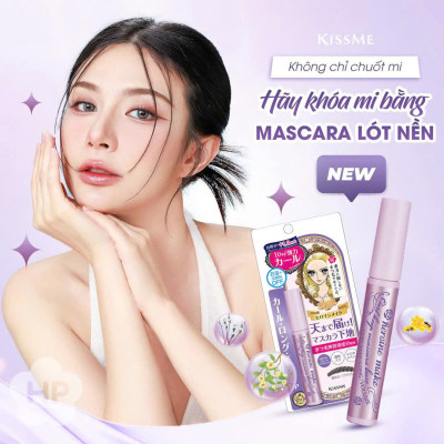 Mascara Lót Nền Giữ Nếp Cong Mi Không Lem Trôi Kissme Heroine Curl Keep Mascara Base (4.5 G)