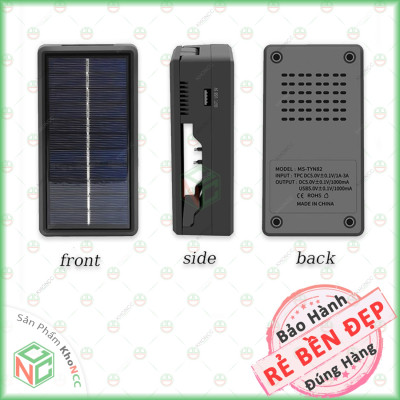 (Sạc Khẩn) Bộ Sạc Pin Đa Năng KhoNCC Hàng Chính Hãng Dùng Năng Lượng Mặt Trời - Công Nghệ Xanh Tiện Ích Cho Mọi Chuyến Đi Sạc Khẩn - KPD-SPNLMT