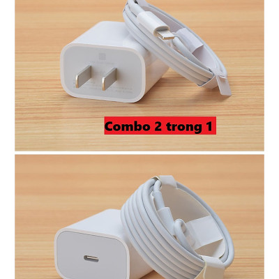 Bộ sạc nhanh 20W dành cho Iphone từ 6-14 Promax tích hợp IC thông minh bảo vệ máy - Hàng nhập khẩu