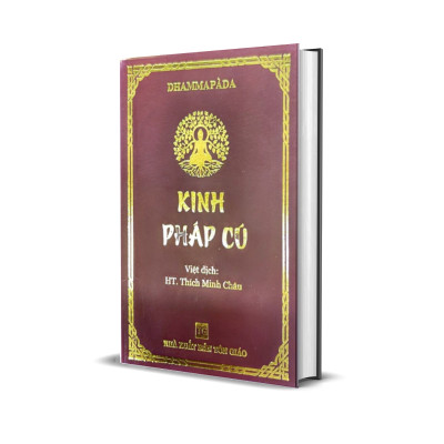 Kinh pháp cú - khổ 8x11cm- tặng kèm bọc sách