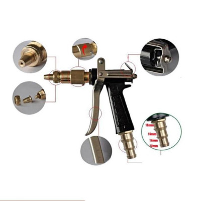  Bộ dây vòi xịt nước rửa xe, tưới cây . tăng áp 3 lần, loại 7m, 10m 206236 đầu đồng,cút,nối vàng+ tặng khăn phượt