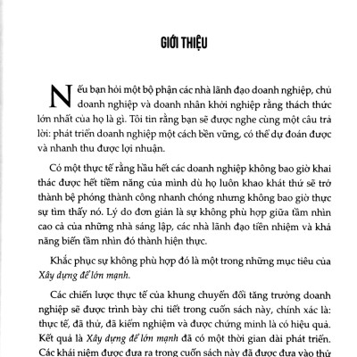 Xây Dựng Để Lớn Mạnh - Bìa Cứng