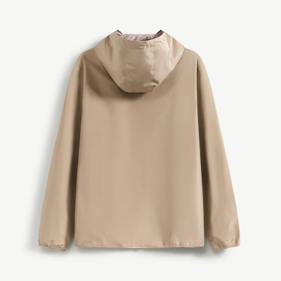 Áo khoác gió có nón và dây kéo. Form Regular - ROUTINE 10F24WJA004 | ROUTINE CÀ MAU