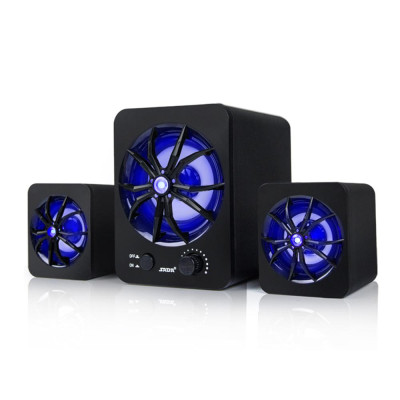 Loa máy tính SADA D-207 kết hợp có dây USB Đèn LED âm thanh nổi đầy màu sắc