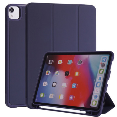 BAO DA SMART COVER SILICON, ỐP LƯNG SILICON CHO IPAD CÓ KHE CÀI BÚT APPLE PENCIL CHO IPAD 10.2 INCH, 10.5 INCH, IPAD PRO 11 INCH