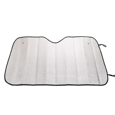 Tấm Che Nắng Ô Tô Xốp Cách Nhiệt Loại Dài Gấp Gọn Màu Lá Phủ Bạc Cho Kính Lái Và Kính Sau CIND CD-F001 (70x145cm) - Nhập Khẩu Chính Hãng