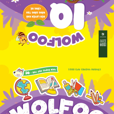 WOLFOO IQ Rèn Luyện Khả Năng Sáng Tạo Cùng Bé - Các Loại Đồ Dùng Học Tập