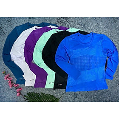 Áo thun nữ dài tay vải thun lạnh nhiều màu đa năng giá rẻ