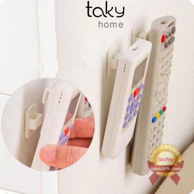 VỈ Móc Gài Dán Tường Treo Điều Khiển Điều Hòa, Móc Gài Dán Tường Đa Năng, Móc Treo Đa Năng, Tiện Dụng. Kingler 4080