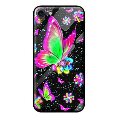 Ốp kính cho Iphone 7 mẫu BƯỚM 7D - Hàng chính hãng