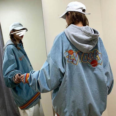 ÁO KHOÁC KAKI NHUNG GÂN FLYTOSKY (M2640 - Ảnh Thật)