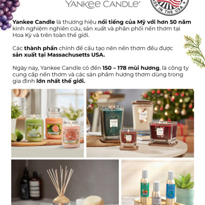 Tinh dầu tán hương đậm đặc, dạng xịt Yankee Candle - Pink Sands (42.5g)