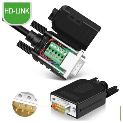 Đầu bấm DB9 RS232 Male-Female HD-Link YL-SCG-09DM/F. HÀNG CHÍNH HÃNG !!!