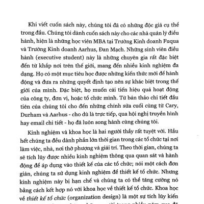 Thiết Kế Tổ Chức (Tái Bản 2022)