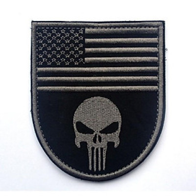 Patch huy hiệu cờ Mỹ hình khiên