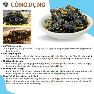 RONG BIỂN CHÁY TỎI CAO CẤP - HŨ 100G TLP