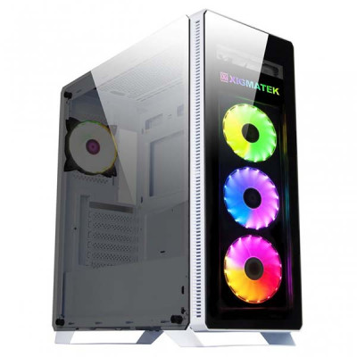 Thùng máy XIGMATEK Aura white (EN40759) - Hàng chính hãng