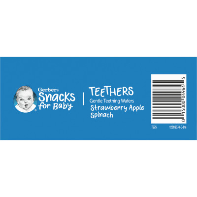 Bánh Gạo Gerber vị Dâu Táo Cải Bó Xôi 48g