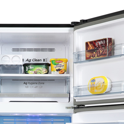 Tủ lạnh Panasonic Diệt Khuẩn 366L NR-TL381GVKV Lấy Nước Ngoài Kháng Khuẩn - Bộ Cảm biến Econavi - Ngăn Đá Trên - Hàng Chính Hãng
