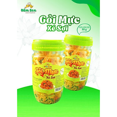 Đặc Sản Bình Thuận  - Gỏi Mực Xé Sợi Đầm Sen - 80G