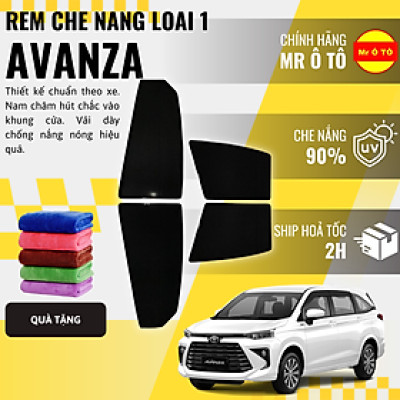 Rèm Che Nắng Xe Toyota Avanza Loại 1 Mr Ô TÔ Bảo Hành 24 tháng Cam Kết Chuẩn Khít Theo Xe