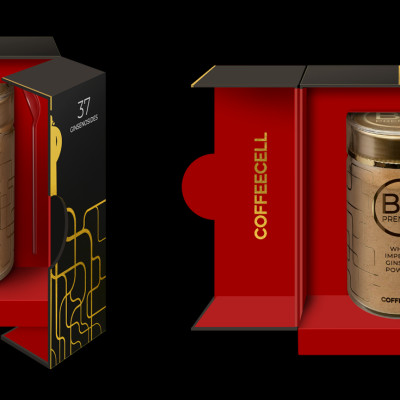 Bột Nhân Sâm Thượng Hạng BH Premium Với Bạch Sâm Hoàng Đế COFFEECELL (180g) - Dinh Dưỡng Thần Kinh, Năng Lượng & Sức Mạnh - Hàng Chính Hãng