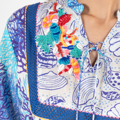 Đầm Kết Cườm Cotton Isla Bonita