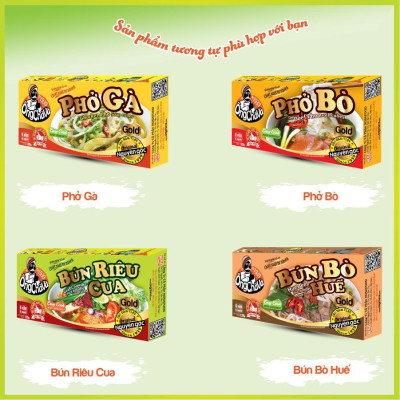 Combo 5 Hộp Viên Gia Vị Lẩu Thái Gold Ông Chà Và 126g (Thai Hot Pot Cubes)